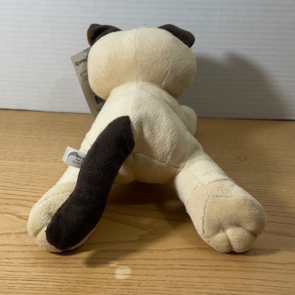 Grumpy Cat Plush by Toy Factory Laying Down Stuffed Animal Toy Kitty New w Tag - Picture 3 of 10